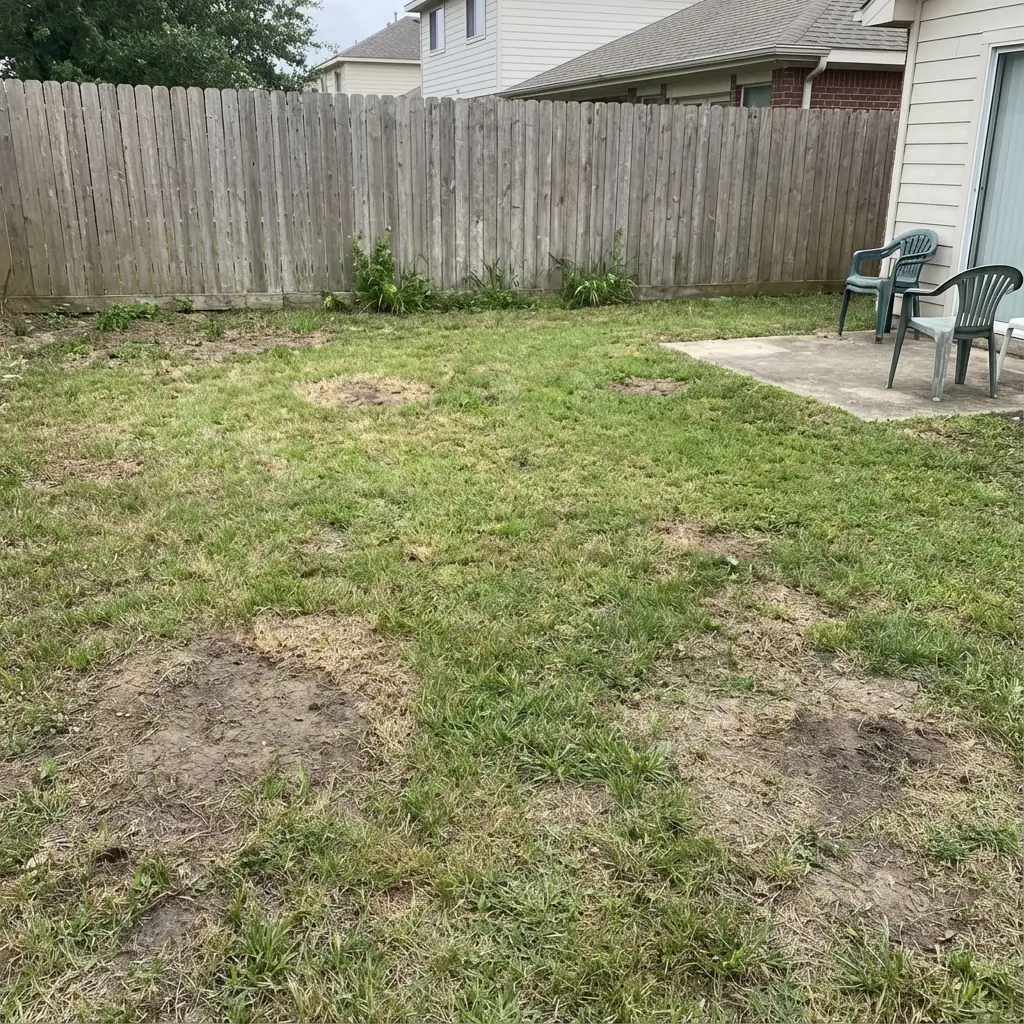 Garden before professional design