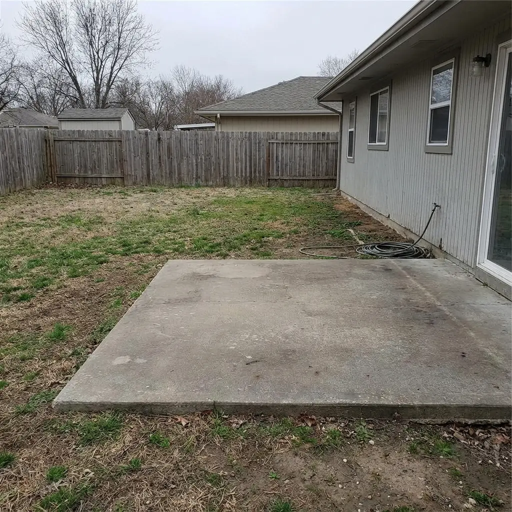 Hardscaping before installation